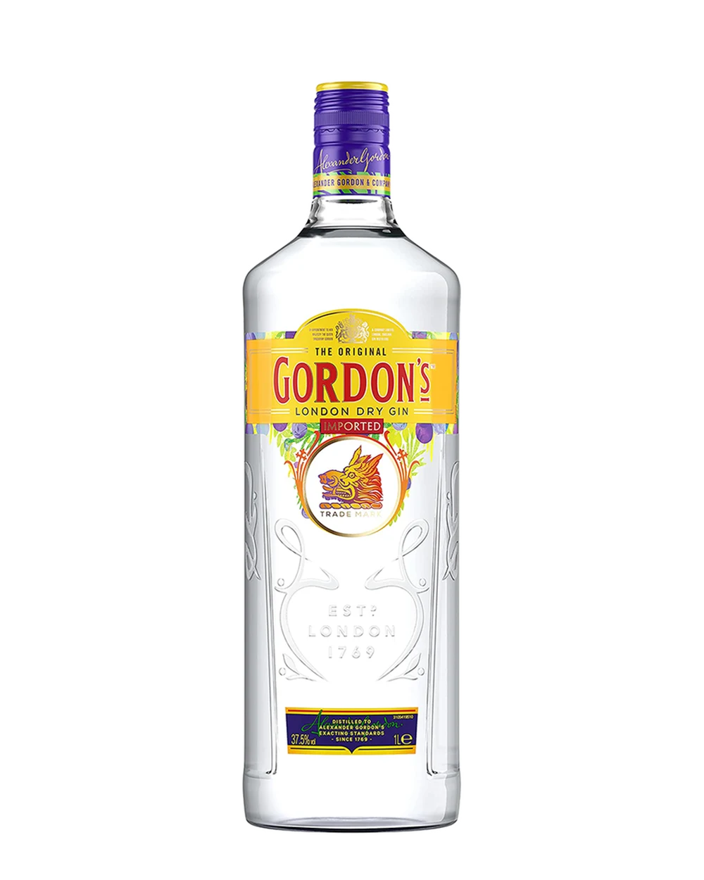 Bouteille Gin Gordons 70 CL